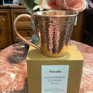 Marcellin Hammered Copper Mug